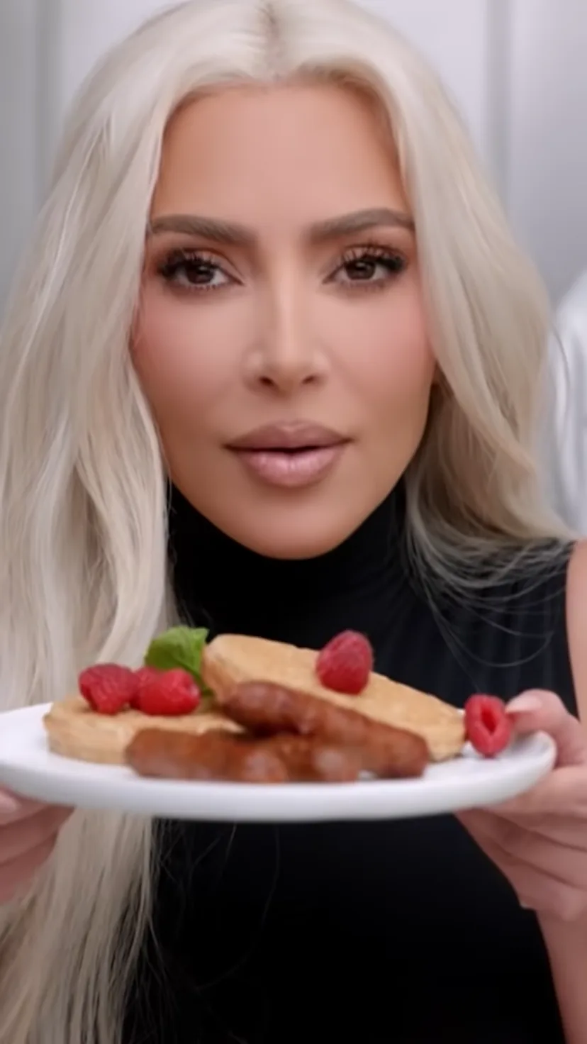 Kim Kardashian partnered with Beyond Meat to promote their plant-based products.