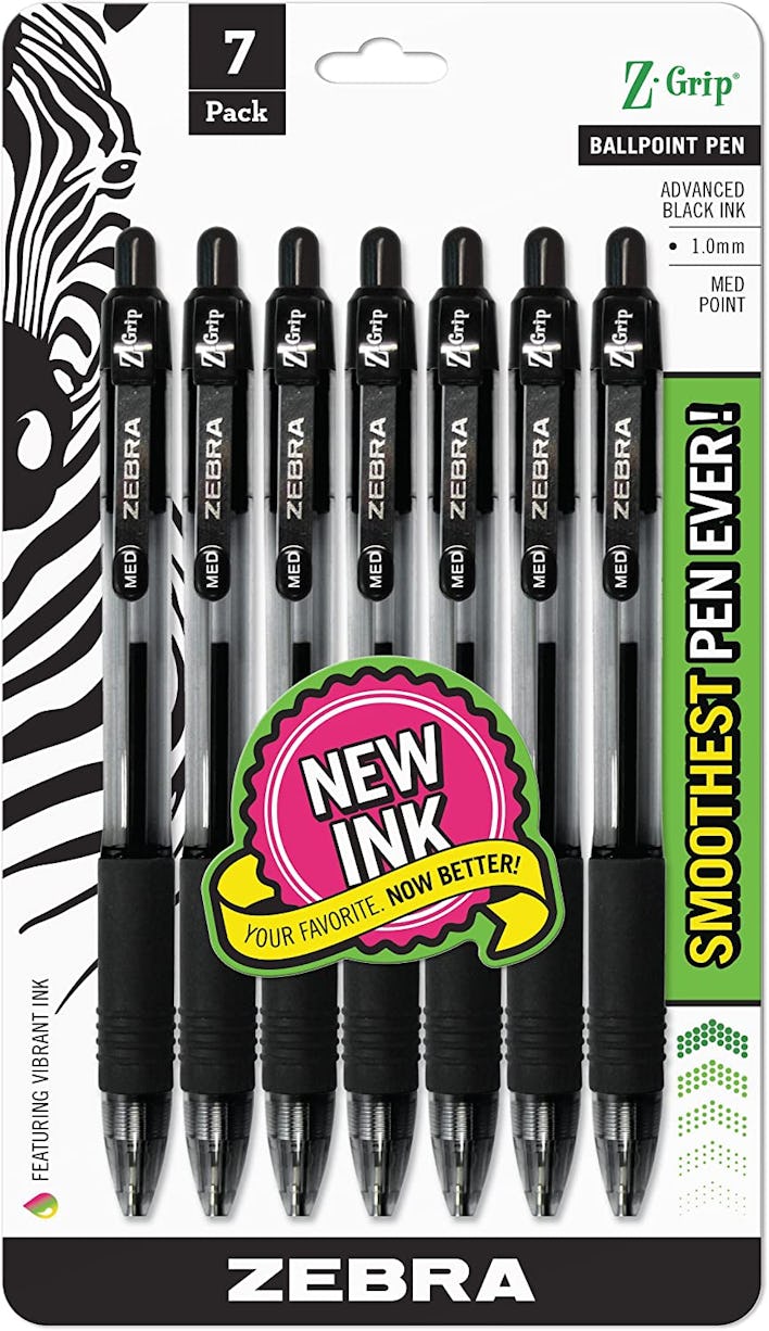Zebra Pen Z-Grip Retractable Ballpoint Pens (7-Pack)