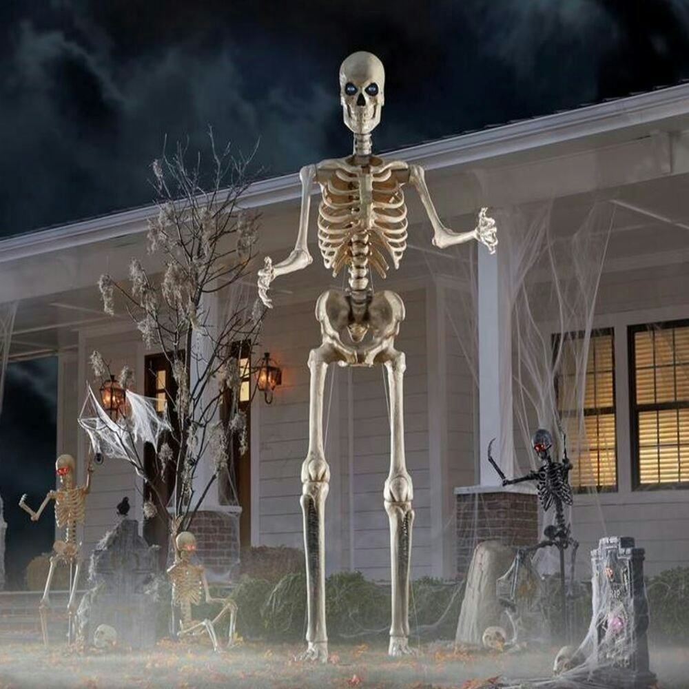 The 12-Foot Skeleton Is Back At Home Depot For Halloween 2022