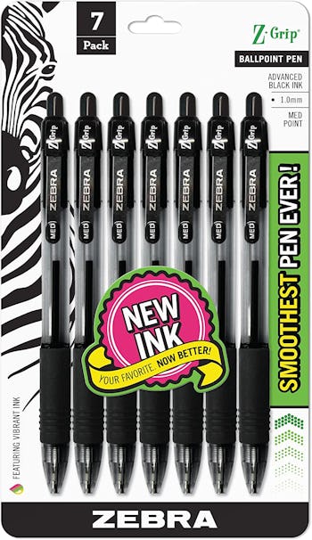 Zebra Pen Z-Grip Retractable Ballpoint Pens (7-Pack)