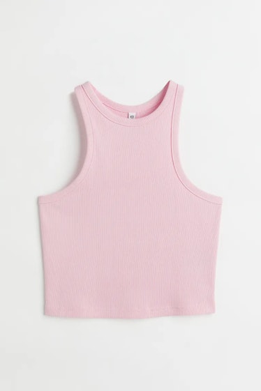 This Ribbed Tank Top from H&M is part of the Barbiecore aesthetic