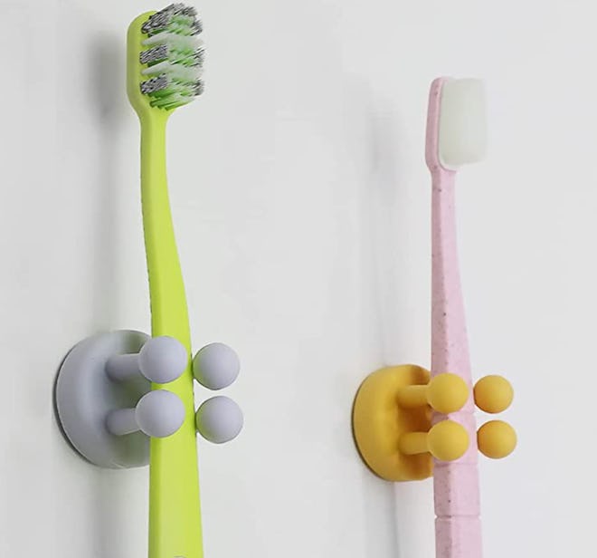 XoYoZo Silicone Toothbrush Holder (4-Pack)