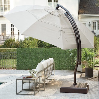 13' Octagon Cantilever Umbrella with Base