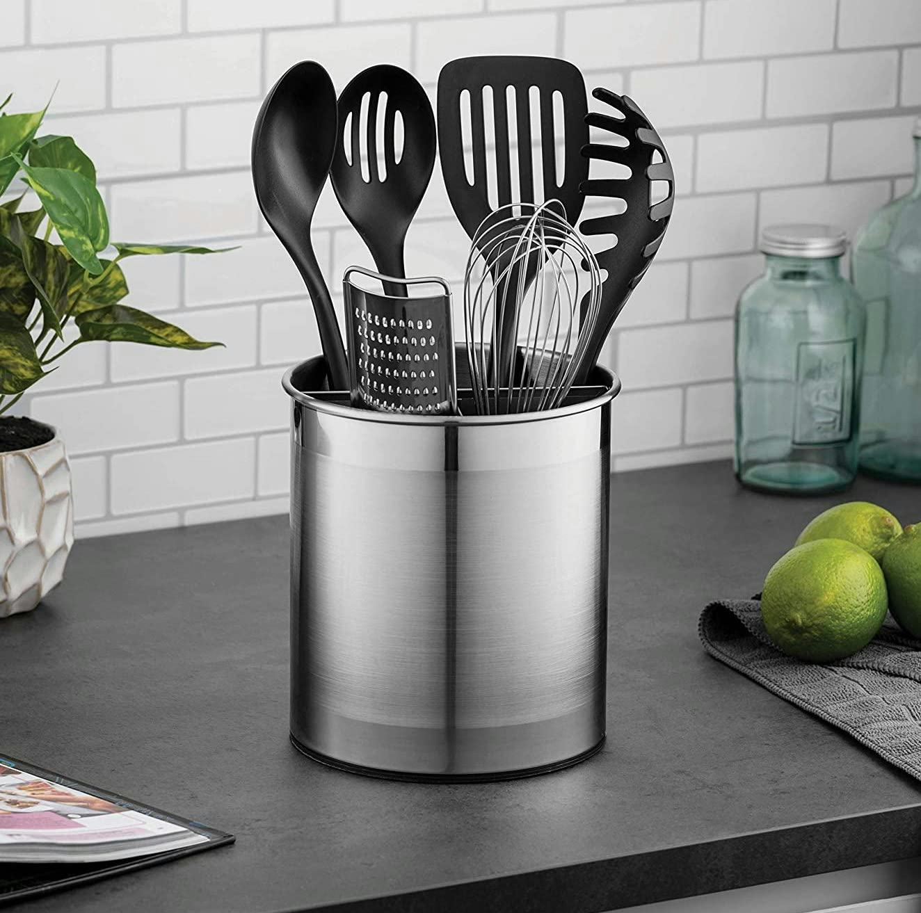 FineDine Stainless Steel Utensil Holder