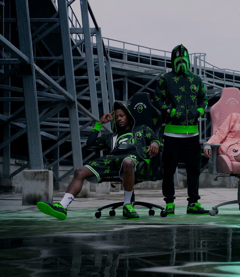Razer and Bape collaborative "A Gaming Ape" apparel and tech collection