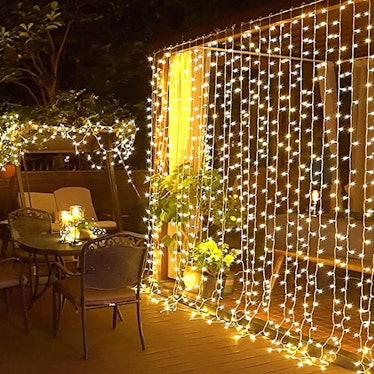 string curtain lights, outdoor/indoor curtain lights
