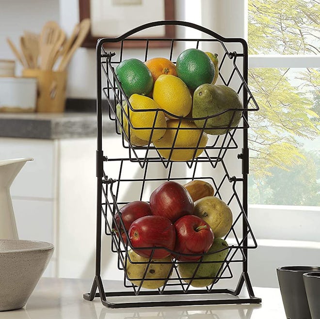 SunnyPoint 2-Tier Countertop Storage Baskets