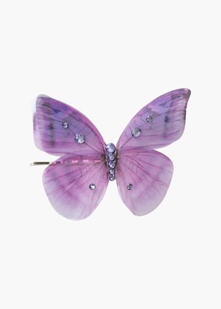 Jennifer Behr x Betsey Johnson Gala Bobby Pin inspired by Olivia Rodrigo's Met Gala, silk butterfly ...