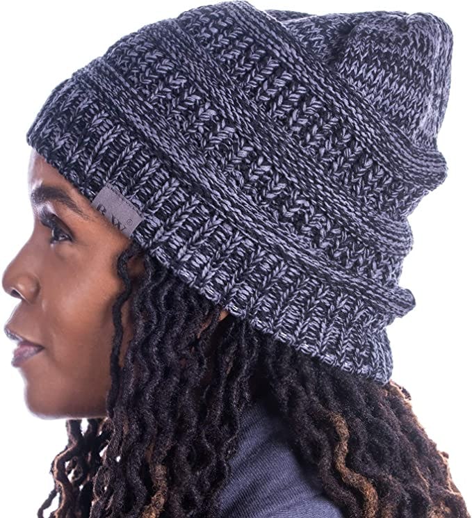 Beautifully Warm Women’s Slouchy Satin-Lined Beanie