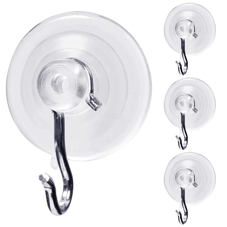 Holiday Joy Suction Cups with Hooks (4-Pack)