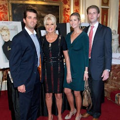 Donald Trump Jr., Ivana Trump, Ivanka Trump and Eric Trump: The Trump family in 2011