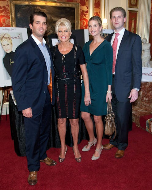 Donald Trump Jr., Ivana Trump, Ivanka Trump and Eric Trump: The Trump family in 2011