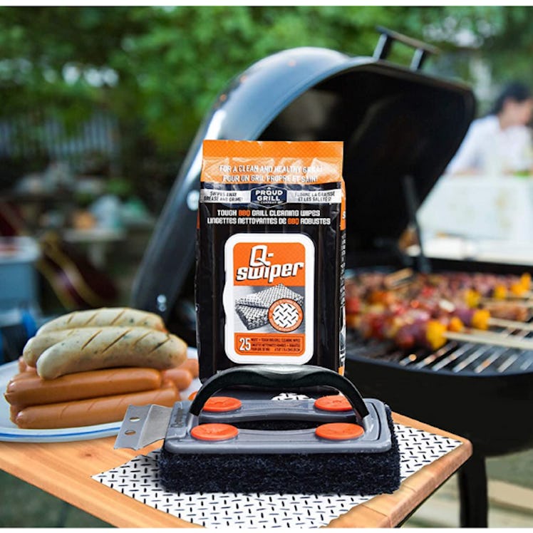 Proud Grill Company Q-Swiper BBQ Grill Cleaner Set