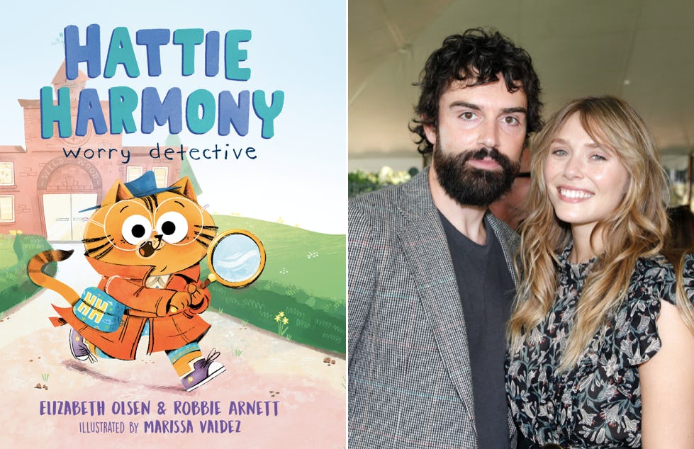 Elizabeth Olsen & Husband Robbie On Their Children’s Book(01)