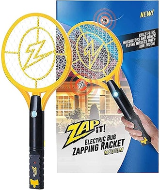Zap It! Electric Fly Swatter Racket & Mosquito Zapper
