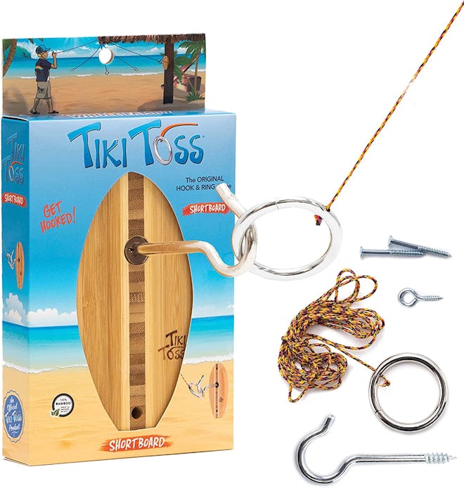 Tiki Toss Hook and Ring Toss Game