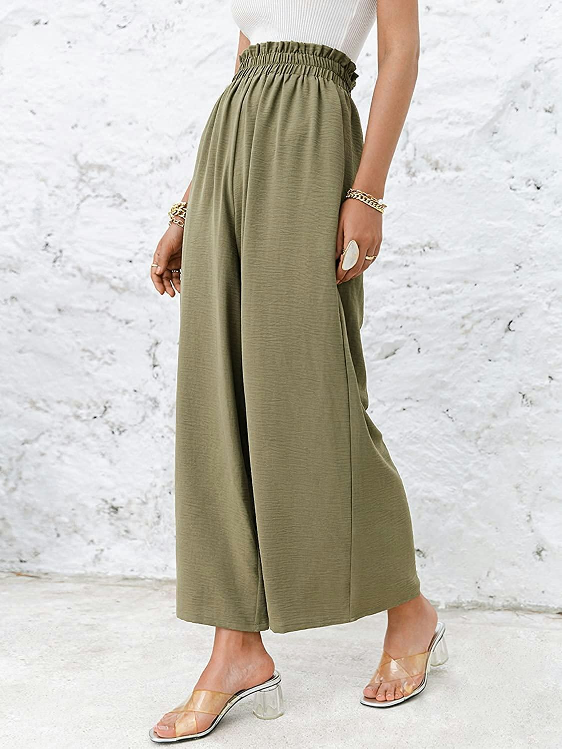 Eteviolet High Waisted Wide Leg Pants