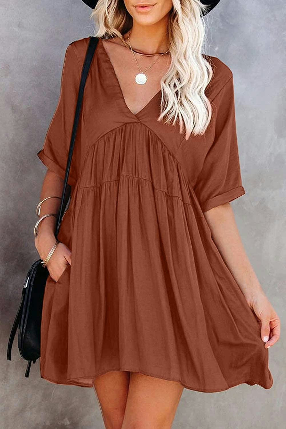 Tiksawon Swing Mini Dress