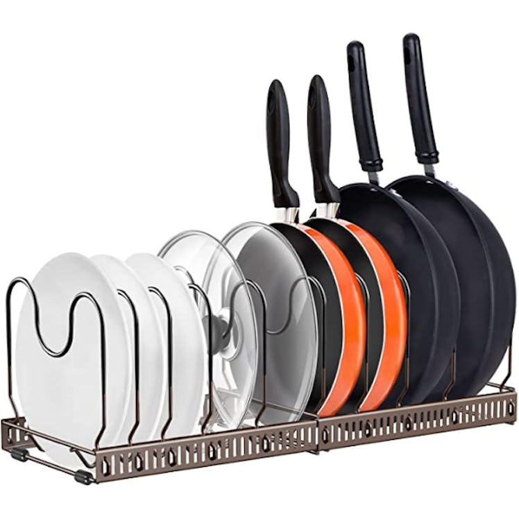 AHNR Expandable Pot and Pan Organizers Rack