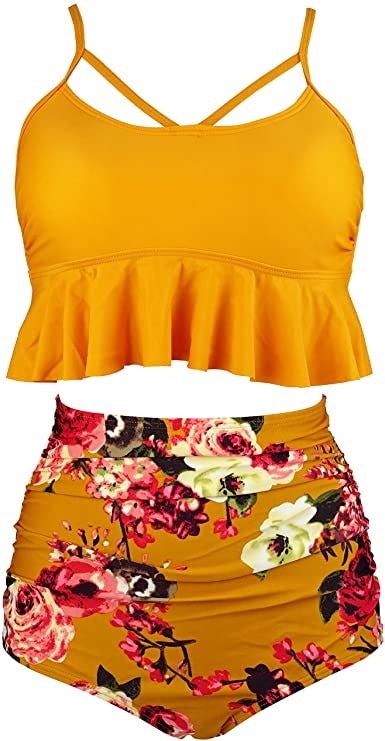 best high-waisted swimsuits
