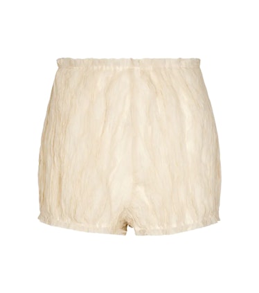 Hilary Cotton And Silk-Blend Shorts