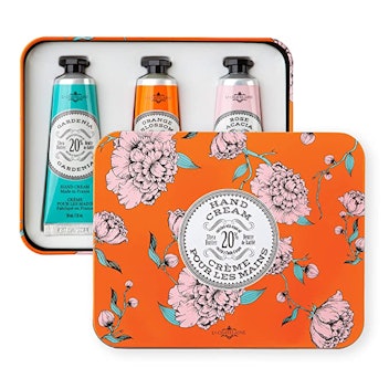 La Chatelaine Hand Cream Trio Tin Gift Set | Plant-Based | Made in France with 20% Organic Shea Butt...
