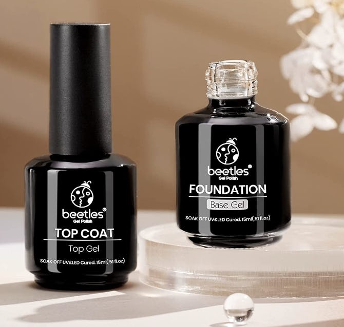 Beetles Gel Polish Top and Base Coat (2-Piece Set)
