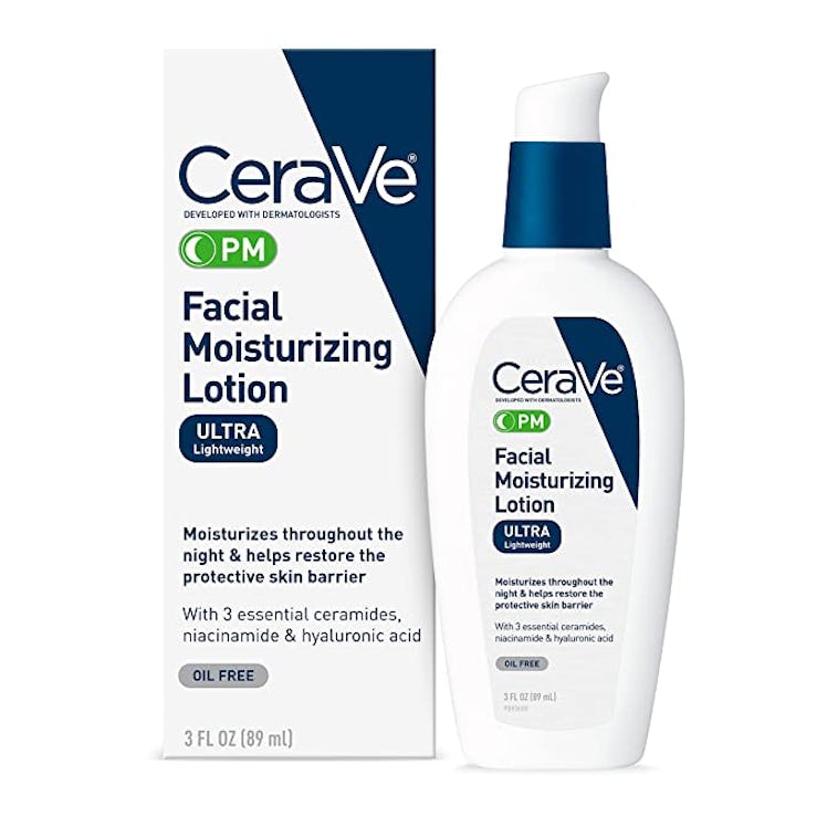 CeraVe PM Facial Moisturizing Lotion is one of Elite Daily’s editors’ favorite skin care products fo...