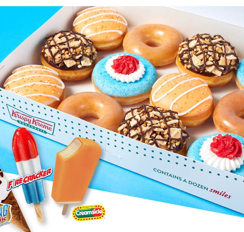 Krispy Kreme’s ice cream-inspired doughnuts are replacing your favorite frozen treats.