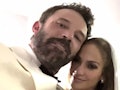 Jennifer Lopez and Ben Affleck's wedding body language was sweet.