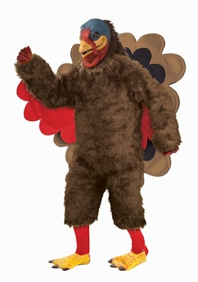 Adult Deluxe Plush Turkey Costume