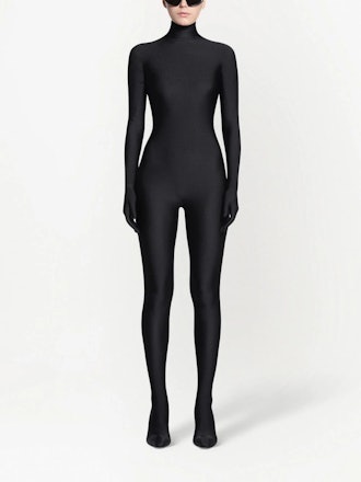 Balenciaga Falkon Glove-Sleeve Bodysuit