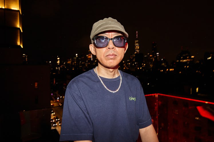 Nigo at the Kenzo party at New Museum