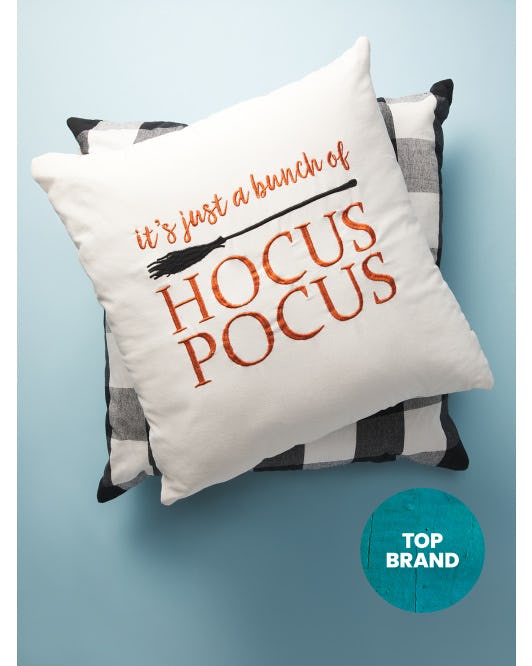 New Cupcakes And Cashmere Hocus Pocus Halloween Lumbar Pillow outlets