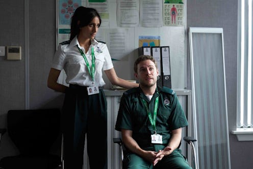 Taj Atwal and Iain De Caestecker in The Control Room 