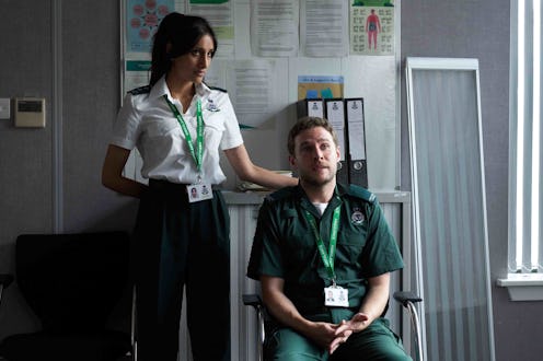 Taj Atwal and Iain De Caestecker in The Control Room