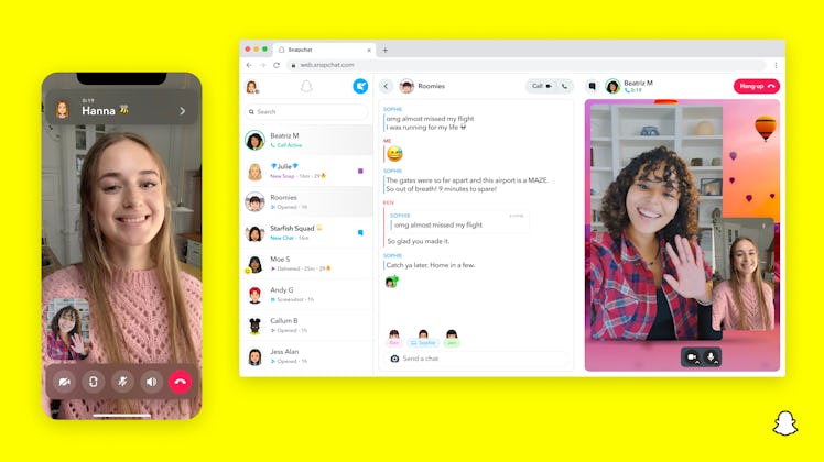 Here's what you need to know about how to use Snapchat for web.