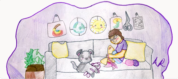 Alithia Ramirez's drawing for the 2022 K-12 Google Doodle Competition