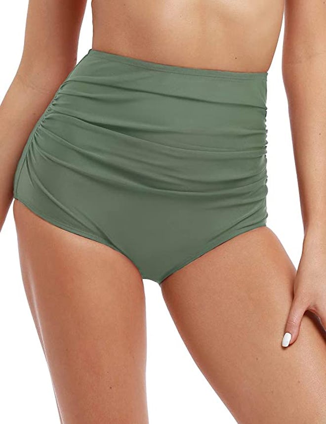 best high-waisted swimsuits