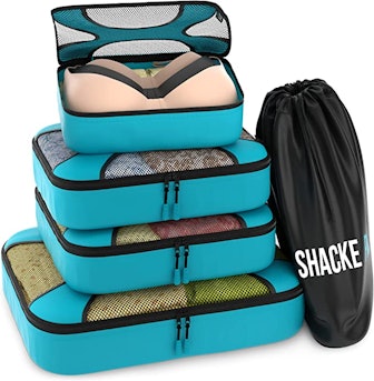 Shacke Pak Packing Cubes with Laundry Bag (Set of 5)