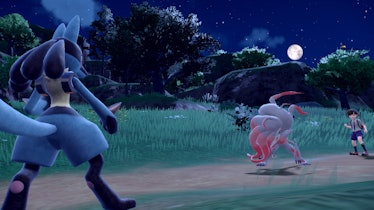 screenshot of Lucario in Pokémon Scarlet and Violet