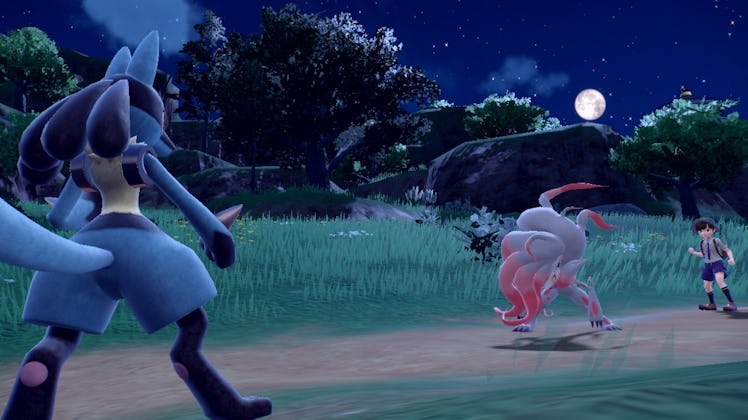 screenshot of Lucario in Pokémon Scarlet and Violet
