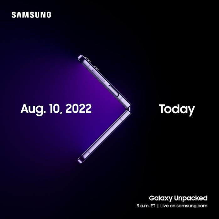 The invite for Samsung's next Unpacked event.