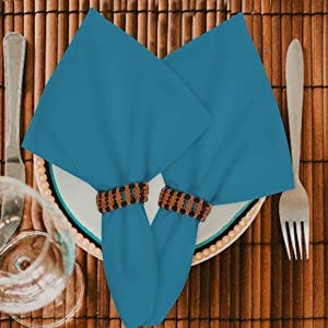 RUVANTI Kitchen Cloth Napkins (12-Pack)