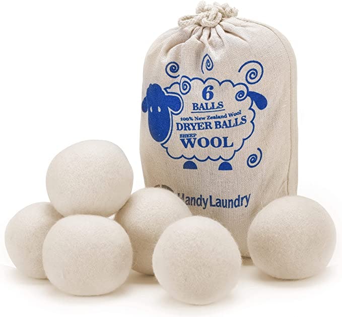 Handy Laundry Wool Dryer Balls (6-Pack)