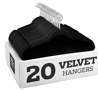 ZOBER Non-Slip Velvet Hangers (20-Pack)