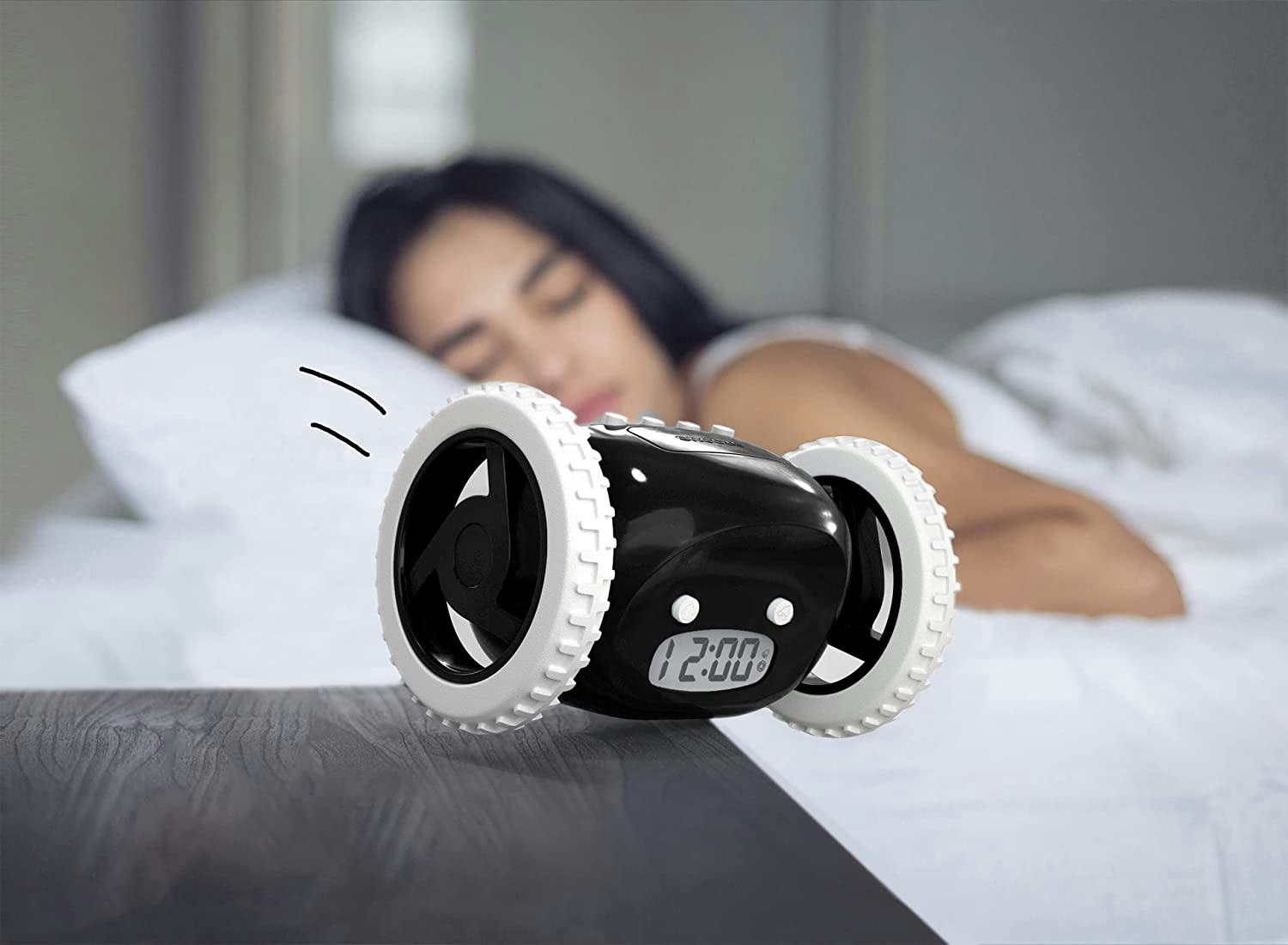 CLOCKY Alarm Clock on Wheels