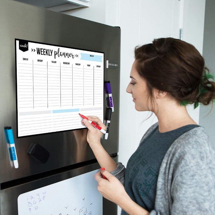 cinch! Magnetic Dry Erase Weekly Calendar