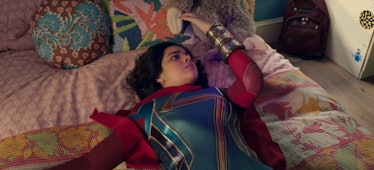 Kamala Khan’s (Iman Vellani) bangle began to glow just moments before she was transported out of her...