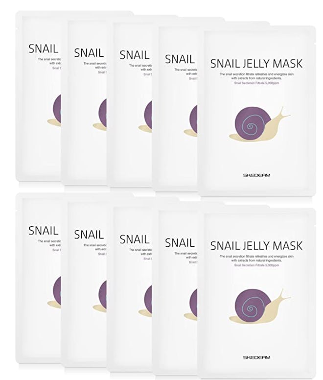 snail jelly hydrogel sheet mask 